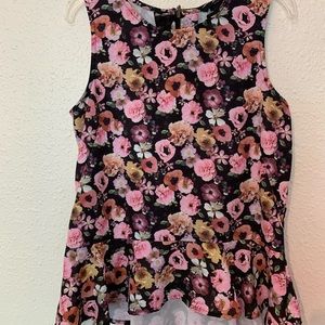 H&M size 6 floral blouse